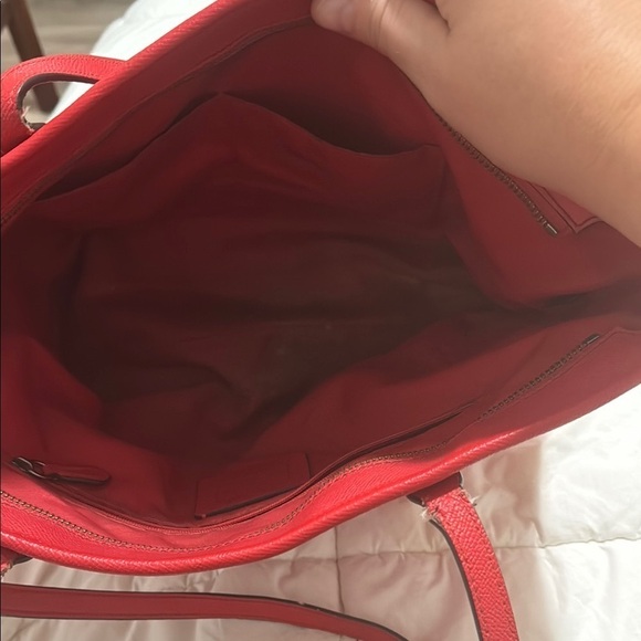Coach Red Tote Bag - Picture 3 of 7